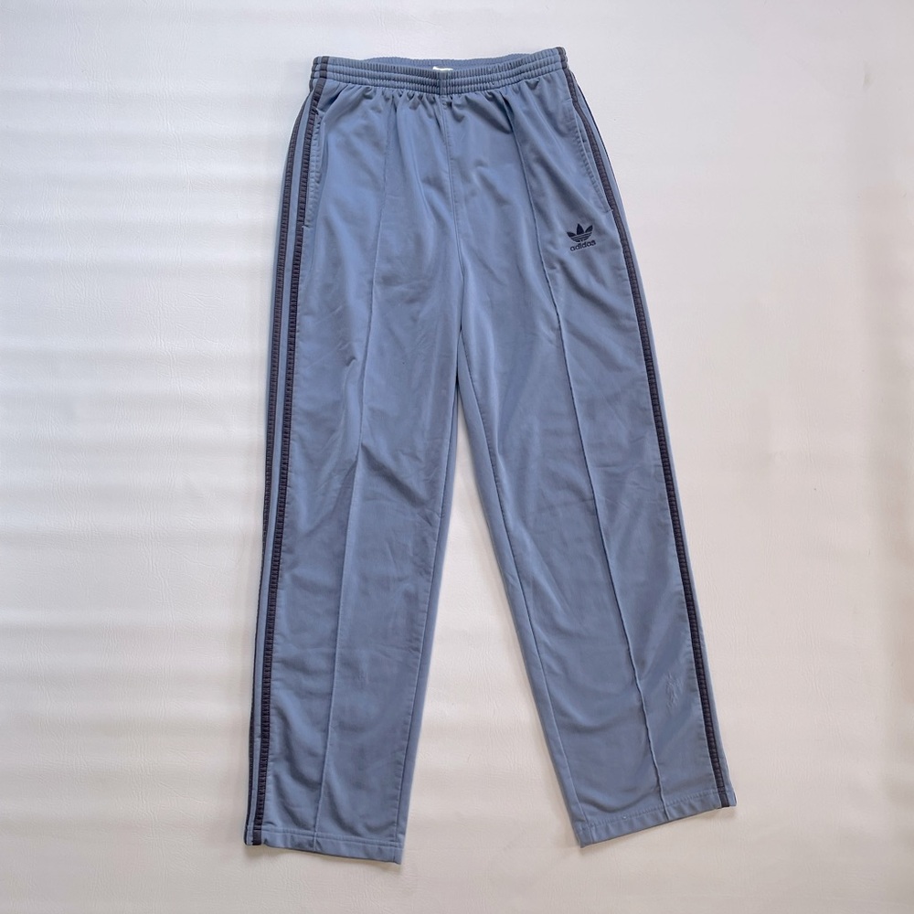 Vintage Y2K Adidas Wide Leg Athletic Track Slicky Pants Womens Medium